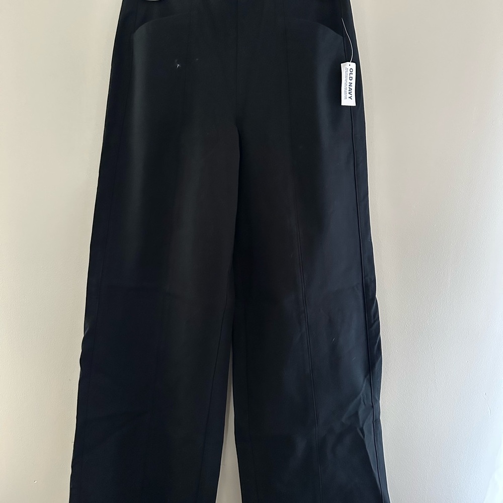 Black Wide-Leg Trousers